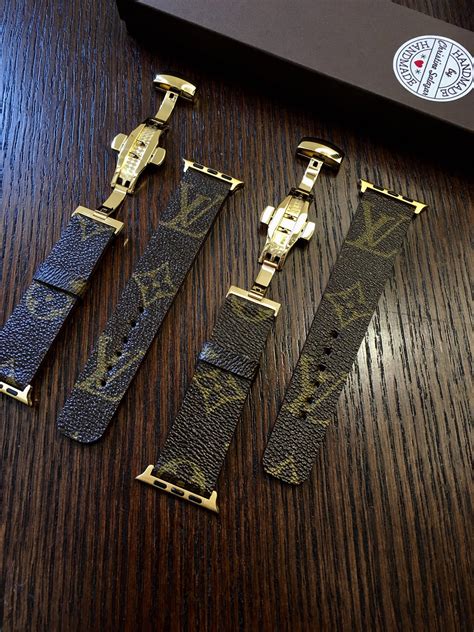 louis vuitton apple watchband|authentic designer apple watch bands.